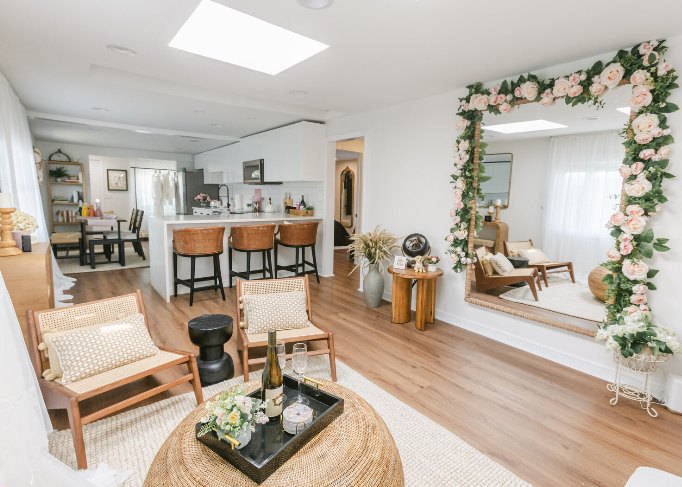 Campbell Creek Styling getting-ready suite in Frederick