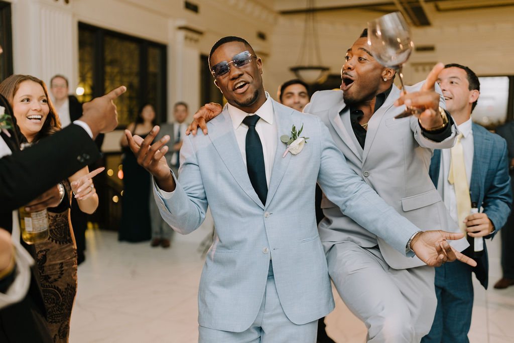 Guests dancing at a DMV Weddings reception